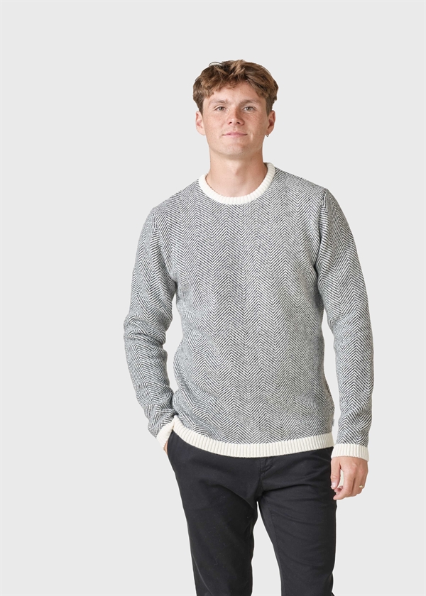 Klitmøller Collective - Keld Knit - Cream/Black